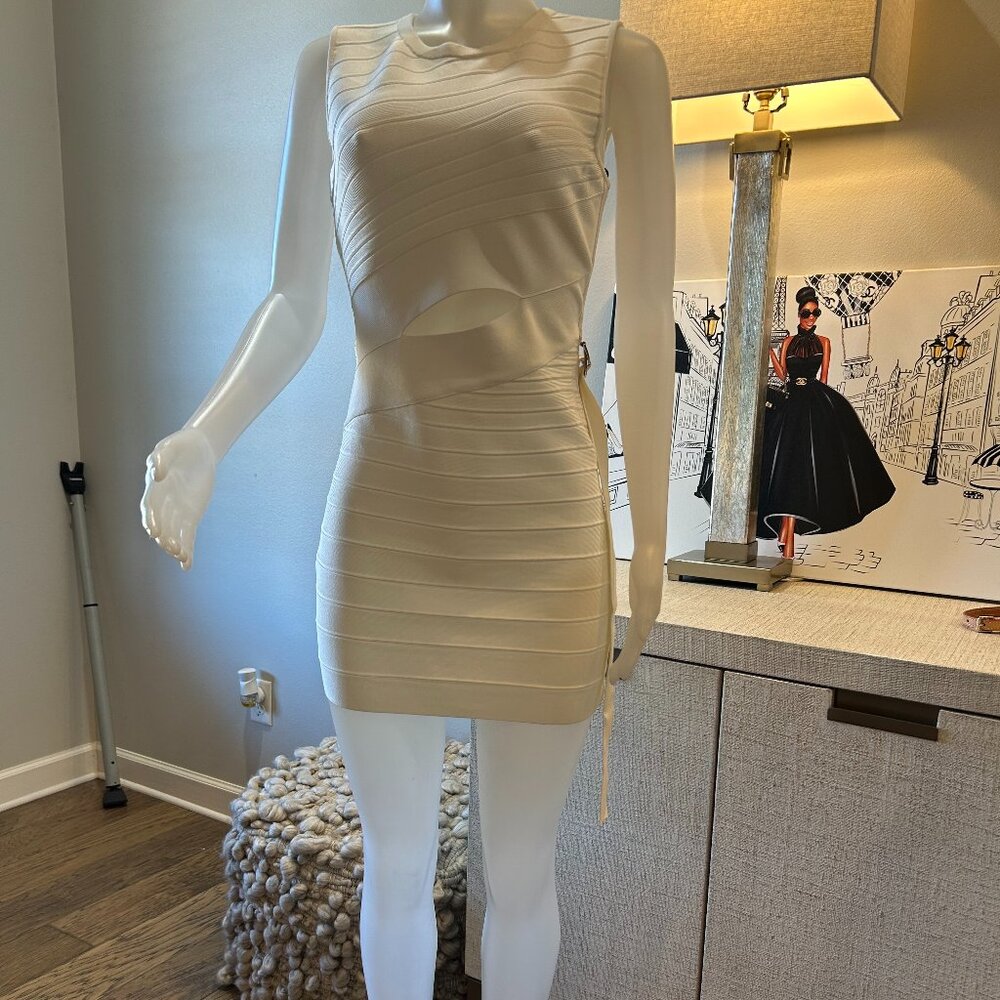 Herve Leger Bandage Cutout Bodycon Minidress